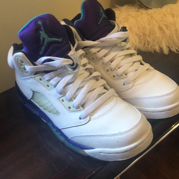 Jordan Shoes - Grape 5s Jordans